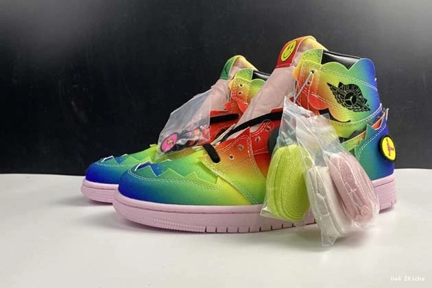 219 x J Air 1 O High Balvin DC3481-900 HighQuality Jordan 0810
